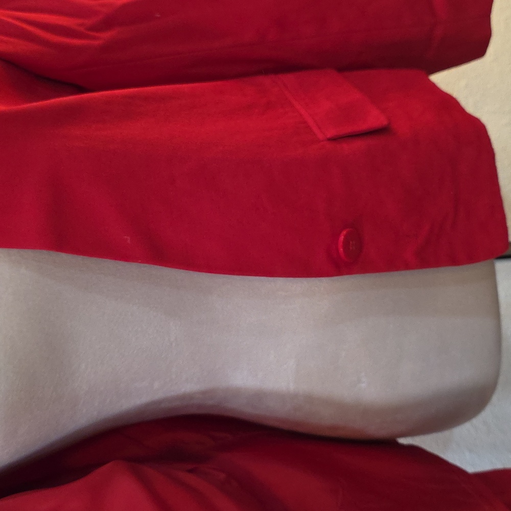 Claus Vibrant Red Women's Blazer - Picture 3 of 6